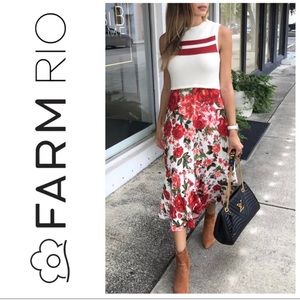 Farm Rio for Anthropologie Endless Summer Dress, Size L